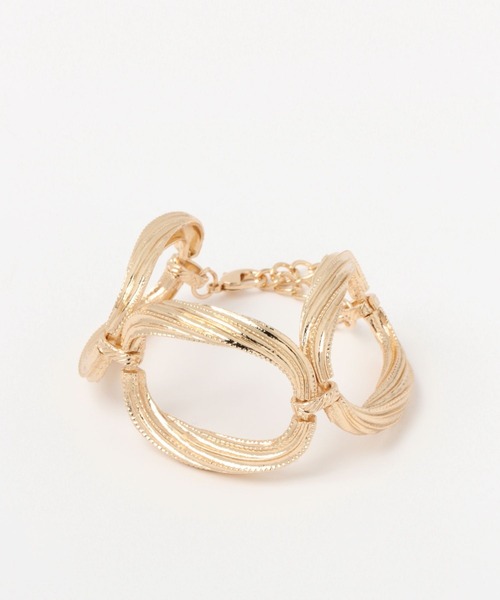 FOREVER 21(フォーエバー トゥエンティーワン)の「メタルループバングル(バングル/リストバンド・レディース・ゴールド/シルバー・FREE)」の2枚目の写真