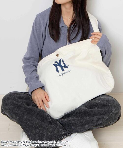 [ MLB ] バシチー レタリング キャンバス ショルダーバッグ WEGO/MLBキャンバスショルダーバッグ（ショルダーバッグ）｜MLB