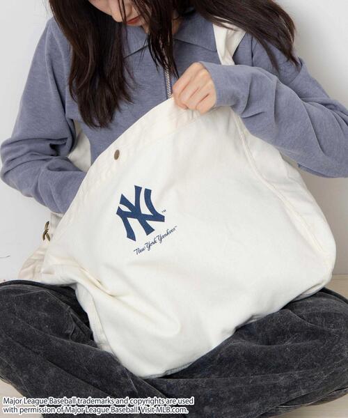 MLB(メジャーリーグベースボール)の「WEGO/MLBキャンバスショルダーバッグ(ショルダーバッグ・メンズ・その他1/その他2/その他3/その他4/その他5・FREE)」の6枚目の写真