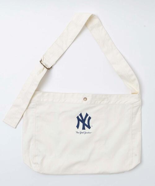 [ MLB ] バシチー レタリング キャンバス ショルダーバッグ WEGO/MLBキャンバスショルダーバッグ（ショルダーバッグ）｜MLB