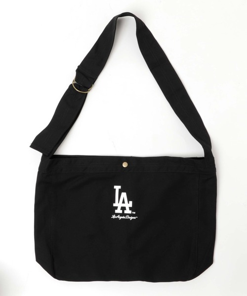 [ MLB ] バシチー レタリング キャンバス ショルダーバッグ WEGO/MLBキャンバスショルダーバッグ（ショルダーバッグ）｜MLB