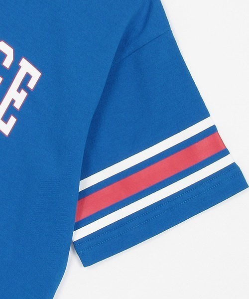 XLARGE KIDS（エクストララージキッズ）の「カレッジロゴ半袖Tシャツ＋ショートパンツセット（Tシャツ/カットソー・キッズ・ブルー/ブラック/トップグレー・80ｃｍ/90cm/100cm/110cm/120cm/130cm/140cm）」の16枚目の写真