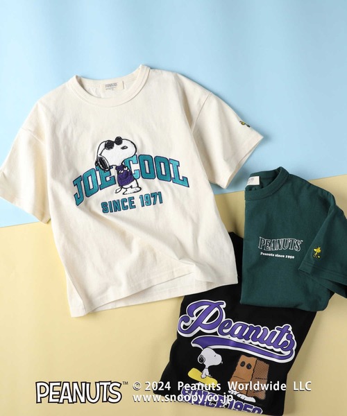 PEANUTS（ピーナッツ）の「スヌーピーＴシャツ（Tシャツ/カットソー・キッズ・オフホワイト/グリーン/その他1・130/140/150/110/120）」の2枚目の写真