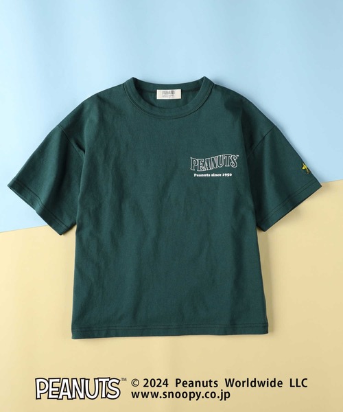 PEANUTS（ピーナッツ）の「スヌーピーＴシャツ（Tシャツ/カットソー・キッズ・オフホワイト/グリーン/その他1・130/140/150/110/120）」の9枚目の写真