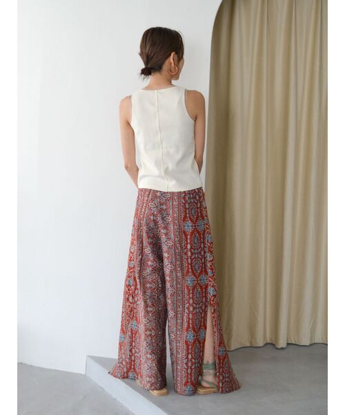 Ungrid（アングリッド）の「ペイズリーラップパンツ（その他パンツ・レディース・レッド/ネイビー・FREE）」の19枚目の写真