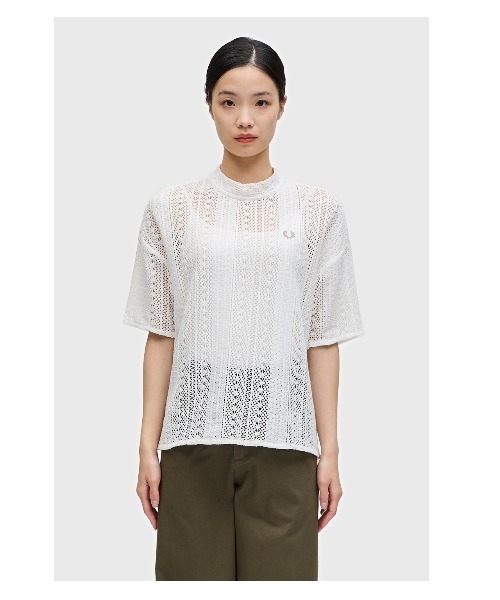 FRED PERRY（フレッドペリー）の「Lace Top（Tシャツ/カットソー