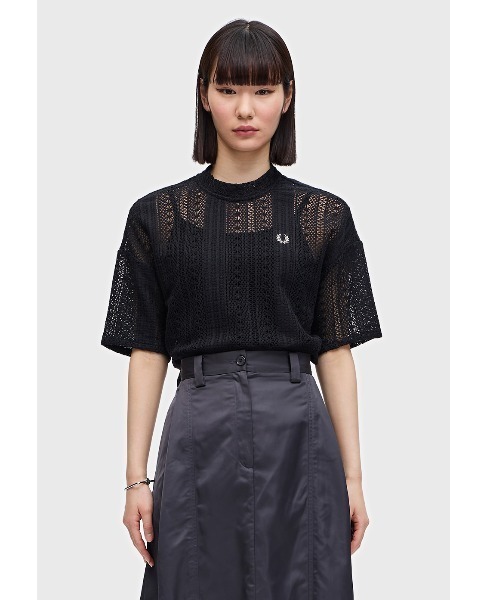 FRED PERRY（フレッドペリー）の「Lace Top（Tシャツ/カットソー