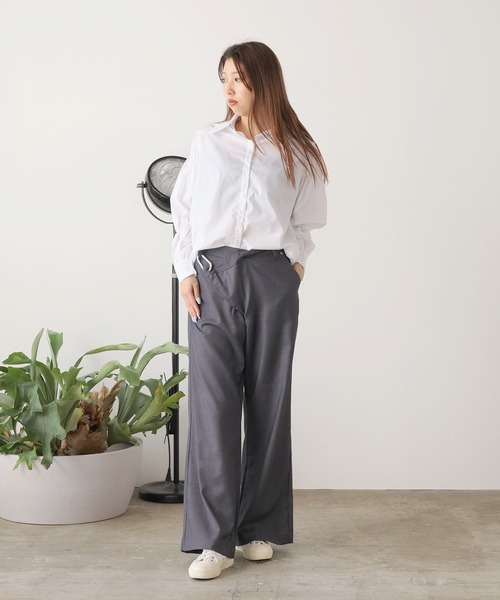 WHEIR（ウェア）の「WHEIR/ウェア カラビナワイドパンツ（デニム