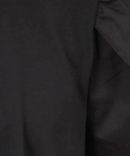 OPAQUE.CLIP(オペークドットクリップ)の「◆チューリップスリーブカットソー【洗濯機洗い可】(Tシャツ/カットソー・レディース・ホワイト/ブラック/ブルー/ベージュ・40/38/42/36)」の5枚目の写真