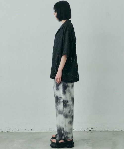 AIVER（アイバー）の「AIVER 透かしジャガードS/Sワイドシャツ（シャツ