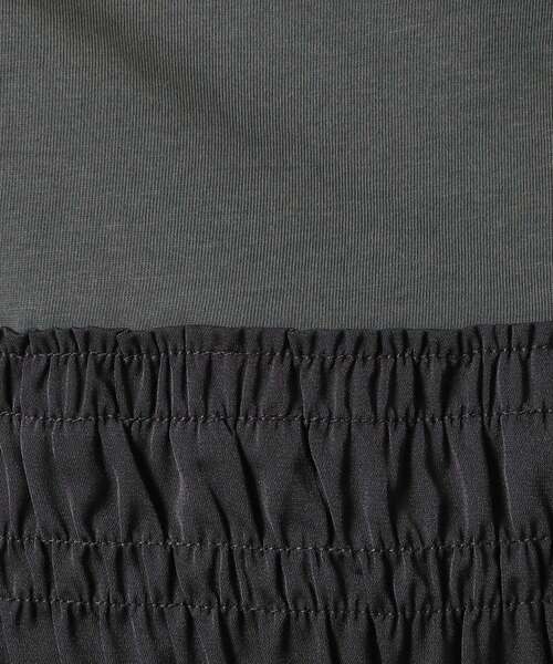 DRESKIP(ドレスキップ)の「◆インせず決まる ビスチェ風Tシャツ(Tシャツ/カットソー・レディース・ブラック系4/チャコール/ベージュ系その他7/カーキ系3・02/03/04)」の8枚目の写真