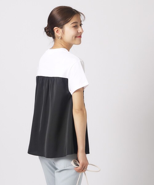 DRESKIP(ドレスキップ)の「◆インせず決まる ビスチェ風Tシャツ(Tシャツ/カットソー・レディース・ブラック系4/チャコール/ベージュ系その他7/カーキ系3・02/03/04)」の11枚目の写真