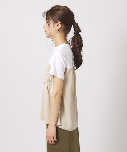 セール】インせず決まる ビスチェ風Tシャツ（Tシャツ/カットソー