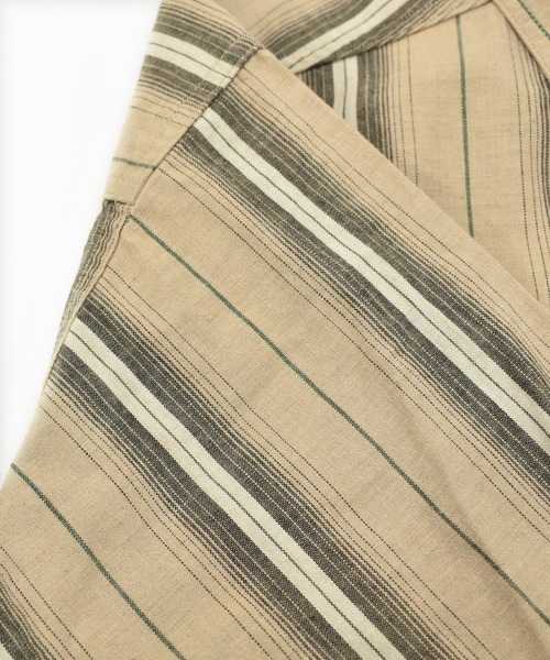 Guess（ゲス）の「【ヴィンテージ古着】90's GUESS / ゲス ストライプ柄 長袖コットンシャツ USA製（シャツ/ブラウス・メンズ・ベージュ・LARGE）」の14枚目の写真