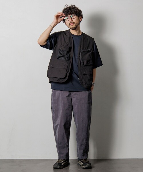 FREAK'S STORE（フリークスストア）の「FREAK’S STORE/フリークスストア MIL PKT VEST/ミリタリー ポケット ベスト/サバイバルベスト/リラックスフィット（その他アウター・メンズ・オフホワイト/オリーブ/ブラック・MEDIUM/LARGE）」の2枚目の写真