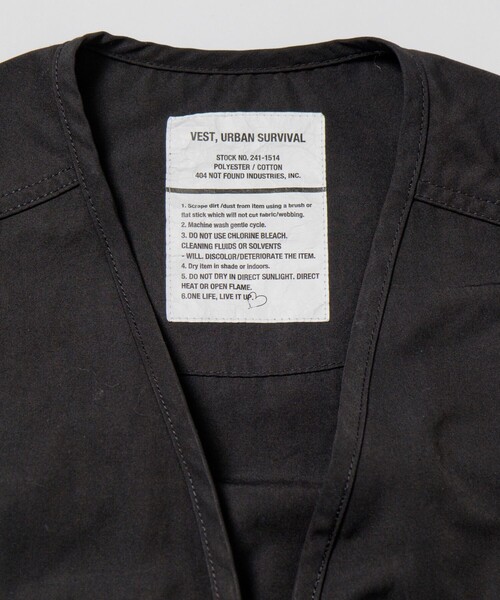FREAK'S STORE（フリークスストア）の「FREAK’S STORE/フリークスストア MIL PKT VEST/ミリタリー ポケット ベスト/サバイバルベスト/リラックスフィット（その他アウター・メンズ・オフホワイト/オリーブ/ブラック・MEDIUM/LARGE）」の5枚目の写真