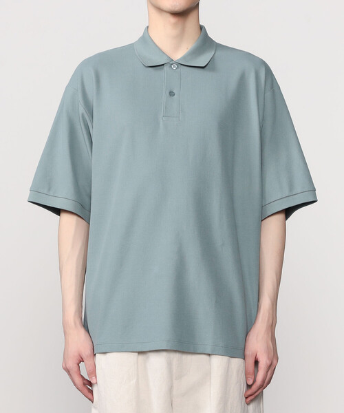 handvaerk（ハンドバーク）の「handvaerk | コットンピケ ポロシャツ MEN（ポロシャツ・メンズ・ブルー系その他/ライトグレー/グリーン系その他/ブラック・L/M/S）」の11枚目の写真