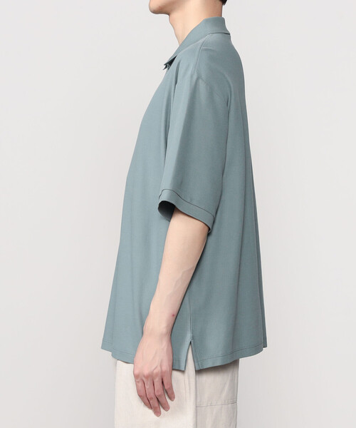 handvaerk（ハンドバーク）の「handvaerk | コットンピケ ポロシャツ MEN（ポロシャツ・メンズ・ブルー系その他/ライトグレー/グリーン系その他/ブラック・L/M/S）」の12枚目の写真