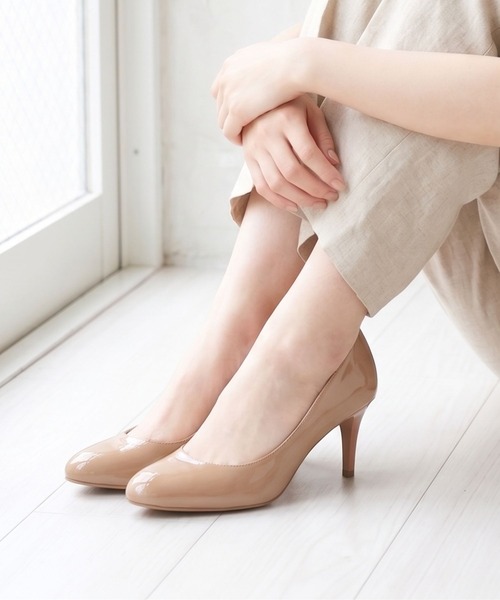 SEVEN TWELVE THIRTY(セヴントゥエルヴサーティー)の「LovelyWalk ラウンドトゥパンプス(パンプス・レディース・ブラック/ブラック系その他/Black/グレイッシュベージュ/ライトピンク/ネイビー・24.5cm/23cm/24cm/22.5cm/22cm/23.5cm)」の6枚目の写真