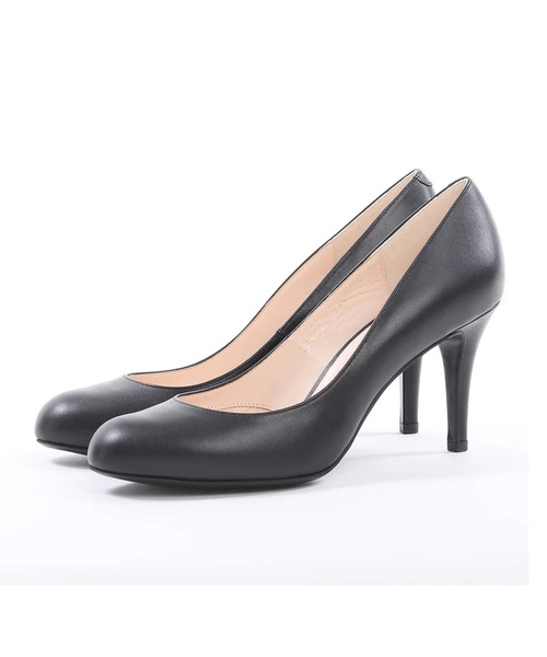 SEVEN TWELVE THIRTY(セヴントゥエルヴサーティー)の「LovelyWalk ラウンドトゥパンプス(パンプス・レディース・ブラック/ブラック系その他/Black/グレイッシュベージュ/ライトピンク/ネイビー・24.5cm/23cm/24cm/22.5cm/22cm/23.5cm)」の2枚目の写真