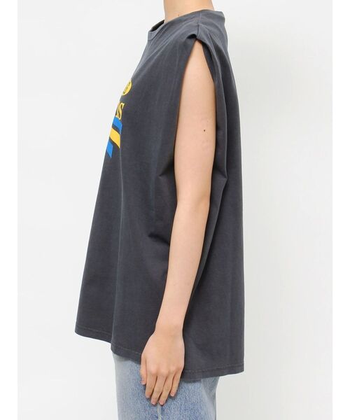 Ungrid(アングリッド)の「ヴィンテージロゴノースリトップス(Tシャツ/カットソー・レディース・オフホワイト/チャコールグレー/マスタード・FREE)」の20枚目の写真