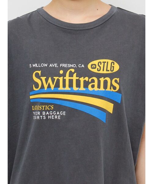 Ungrid(アングリッド)の「ヴィンテージロゴノースリトップス(Tシャツ/カットソー・レディース・オフホワイト/チャコールグレー/マスタード・FREE)」の22枚目の写真