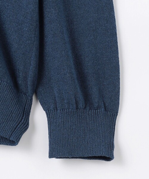 green label relaxing（グリーンレーベルリラクシング）の「ペーパー コットン麻 Vネック カーディガン -ウォッシャブル-（カーディガン/ボレロ・メンズ・ネイビー/ベージュ/ライム・S/M/XL/L）」の14枚目の写真