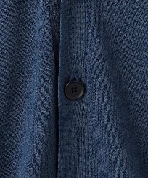 green label relaxing（グリーンレーベルリラクシング）の「ペーパー コットン麻 Vネック カーディガン -ウォッシャブル-（カーディガン/ボレロ・メンズ・ネイビー/ベージュ/ライム・S/M/XL/L）」の15枚目の写真