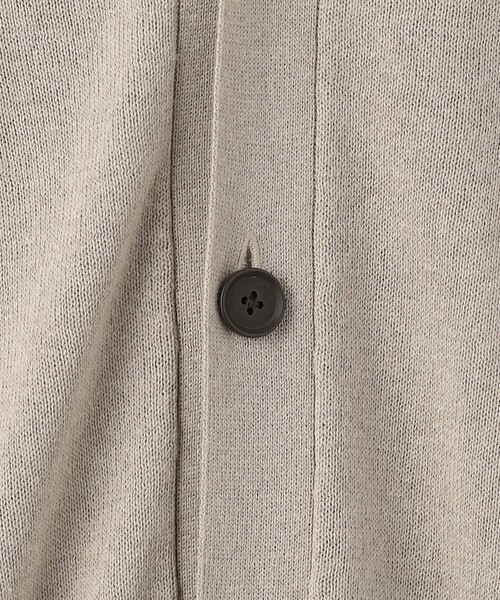 green label relaxing（グリーンレーベルリラクシング）の「ペーパー コットン麻 Vネック カーディガン -ウォッシャブル-（カーディガン/ボレロ・メンズ・ネイビー/ベージュ/ライム・S/M/XL/L）」の19枚目の写真