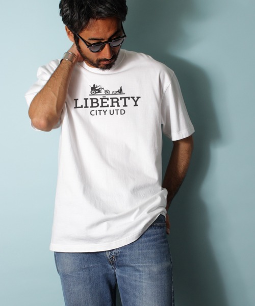 LIBERTY CITY（リバティシティ）の「【LIBERTY CITY/リバティーシティ】 [CARRIAGE] Tシャツ（Tシャツ/カットソー・メンズ・ホワイト/ブラック/オレンジ・2/3/4）」の16枚目の写真