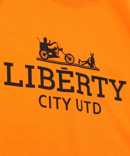 LIBERTY CITY（リバティシティ）の「【LIBERTY CITY/リバティーシティ】 [CARRIAGE] Tシャツ（Tシャツ/カットソー・メンズ・ホワイト/ブラック/オレンジ・2/3/4）」の7枚目の写真
