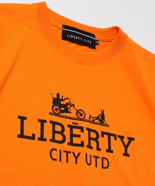LIBERTY CITY（リバティシティ）の「【LIBERTY CITY/リバティーシティ】 [CARRIAGE] Tシャツ（Tシャツ/カットソー・メンズ・ホワイト/ブラック/オレンジ・2/3/4）」の6枚目の写真