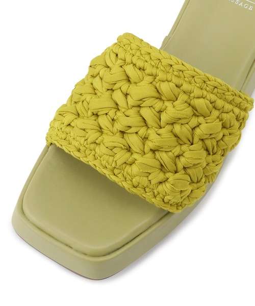 ROPE' PICNIC（ロペピクニック）の「マクラメプラットフォームサンダル（サンダル・レディース・ブラック/グリーン系その他・23.0cm/24.0cm）」の12枚目の写真