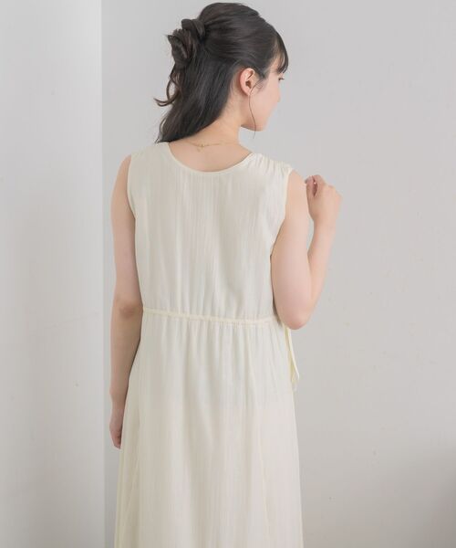 RETRO GIRL（レトロガール）の「ウエストシャーリングノースリOP（ワンピース・レディース・グリーン/オフホワイト/ブラック・FREE）」の11枚目の写真