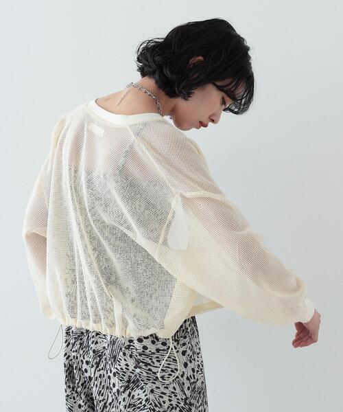 GALLEST(ギャレスト)の「◆メッシュブルゾン(ブルゾン・レディース・ホワイト/ブラック・38)」の12枚目の写真