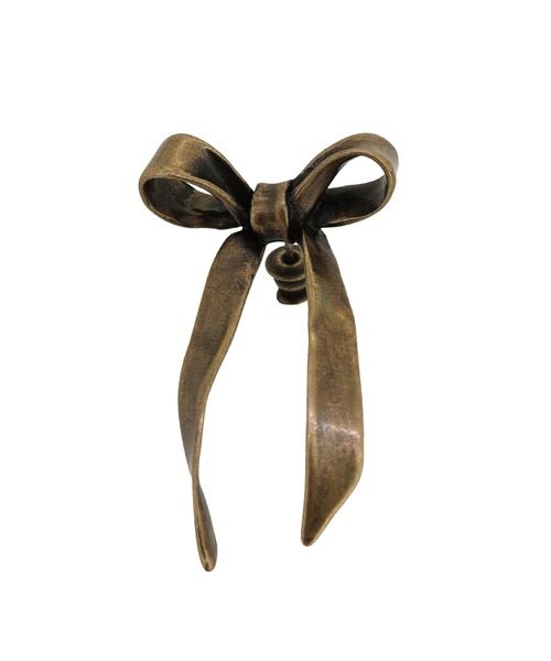 LOVE BY e.m. （ラブバイイーエム）の「リボンピアス/レディース/バレエコア（ピアス（片耳用）・レディース・シルバー/ゴールド/ブラック/ピンク系その他/アンティークゴールド/アンティークシルバー・FREE）」の6枚目の写真