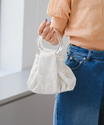 クリアハンドルバッグ