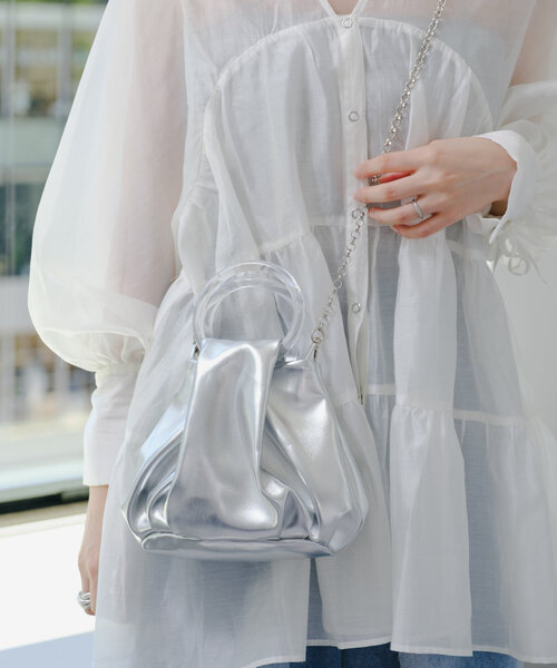 Kastane（カスタネ）の「クリアハンドルバッグ（ショルダーバッグ