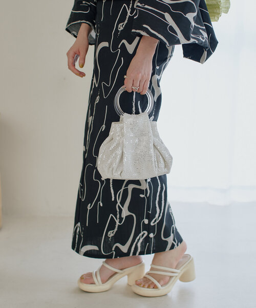 Kastane（カスタネ）の「クリアハンドルバッグ（ショルダーバッグ