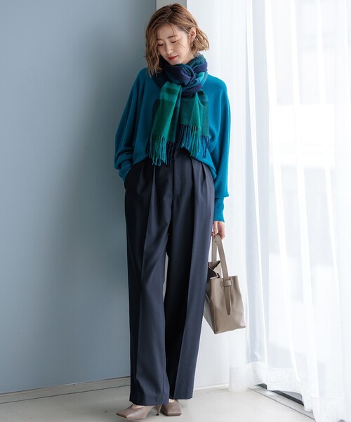 23区　完売 カシミヤ チェック マフラー　カシミヤ100% カシミヤ チェック マフラー / 23区 | ファッション通販 【公式