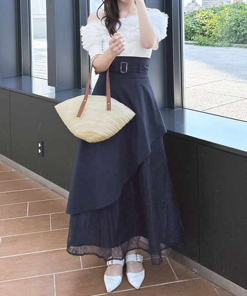 apres jour(アプレジュール)の「チュールプルオーバー【ZOZOTOWN限定アイテム】(Tシャツ/カットソー・レディース・チャコールグレー/アイボリー/ブラック・フリー/X-LARGE)」の11枚目の写真