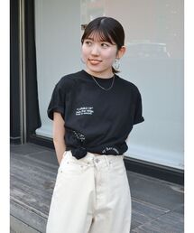 Ungrid | ミックスロゴエンブロイダリーTee(Tシャツ/カットソー)