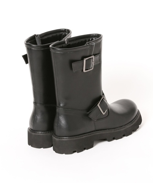 LOWRYS FARM（ローリーズファーム）の「エンジニアブーツ　133008（ブーツ・レディース・ブラウン/ブラック・MEDIUM/LARGE）」の9枚目の写真