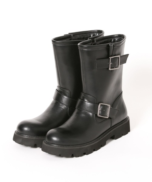 LOWRYS FARM（ローリーズファーム）の「エンジニアブーツ　133008（ブーツ・レディース・ブラウン/ブラック・MEDIUM/LARGE）」の21枚目の写真