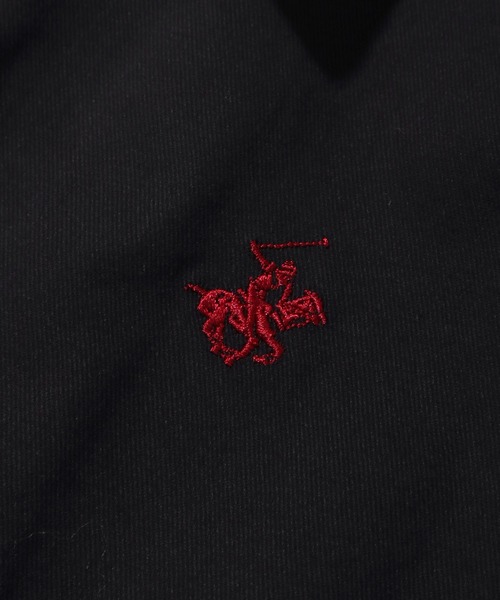 BEVERLY HILLS POLO CLUB(ビバリーヒルズポロクラブ)の「【Beverly Hills Polo Club/ビバリーヒルズポロクラブ】 ツイルピーチ ワンポイントブルゾン(ブルゾン・メンズ・ベージュ/ネイビー/カーキ/ブラック・LL/M/L)」の17枚目の写真