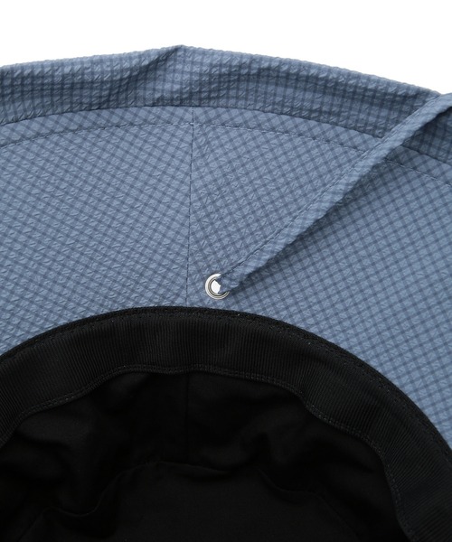 ROPE' PICNIC（ロペピクニック）の「はっ水・遮光/チェックシアサッカーサファリハット（ハット・レディース・ブルー系その他4/ブラック/ベージュ系その他・FREE）」の17枚目の写真