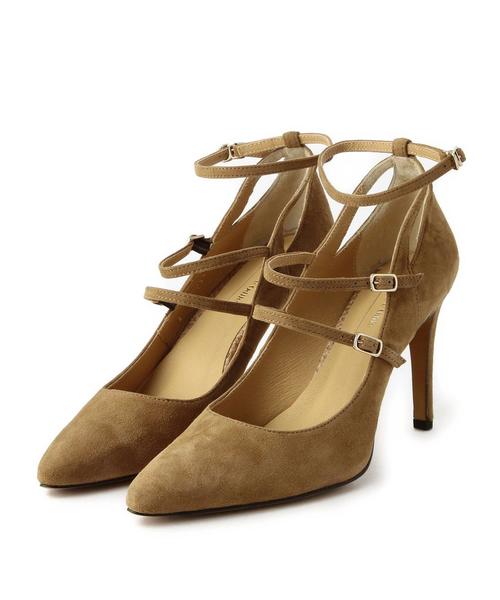 ODETTE E ODILE（オデットエオディール）の「OIT トリプルストラップ パンプス90（パンプス・レディース・ブラック/ブラウン・22cm/22.5cm/23.5cm/23cm/24cm/24.5cm）」の12枚目の写真