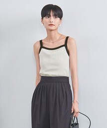 UNITED ARROWS | リブ バイカラー パイピング キャミソール(キャミソール)