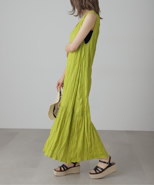 FREE'S MART(フリーズマート)の「◆前後2WAYワッシャーワンピース(ワンピース・レディース・ホワイト/レッド/ライトグリーン・SMALL/MEDIUM)」の16枚目の写真