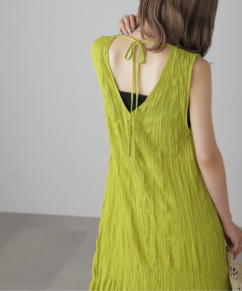 FREE'S MART(フリーズマート)の「◆前後2WAYワッシャーワンピース(ワンピース・レディース・ホワイト/レッド/ライトグリーン・SMALL/MEDIUM)」の21枚目の写真